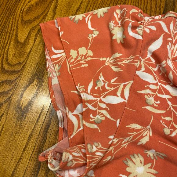 Tahari Floral‎ Print Blouse XL - Picture 5 of 7